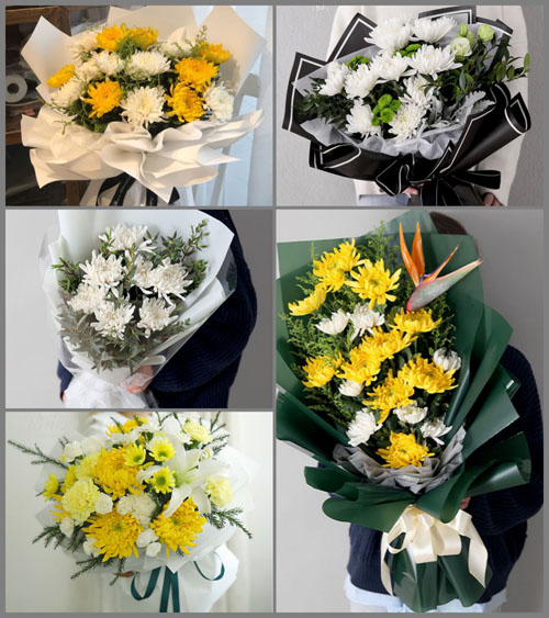 上海奉贤区奉城镇高桥村白事花束代送